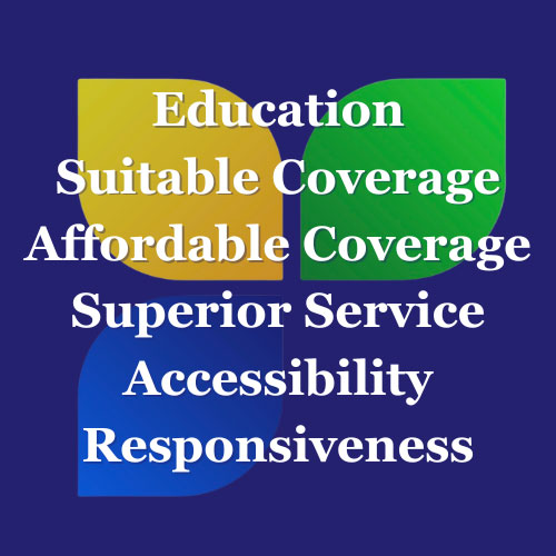 Expect Education, Suitable Coverage, Affordable Coverage, Superior Service, Accessibility and Responsiveness from TrueLIFE Financial Solutions